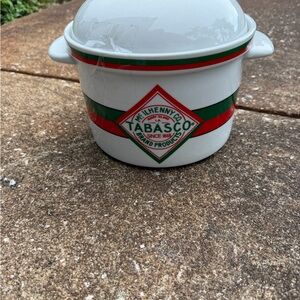 Mc.Ilhenny Co. Tabasco Brand Products Soup Chili Tureen Bowl With Lid. Vintage